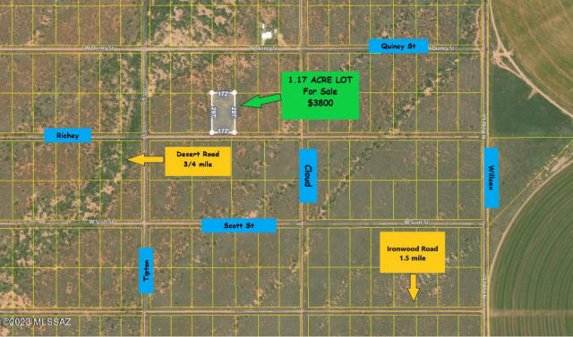 1.17 ACRE LOT ON RICHEY RD, COCHISE, AZ 85606, photo 3 of 12